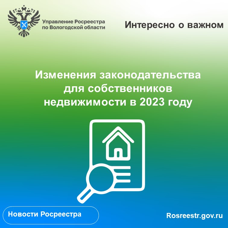 Изменения 2023 года: новые правила для собственников недвижимости.